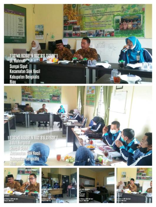 SOSIALISASI KOSTRATANI DI BALAI PENYULUHAN PERTANIAN  KECAMATAN SIAK KECIL KABUPATEN BENGKALIS TAHUN 2021