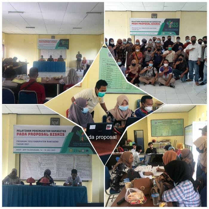 Pelatihan Peningkatan Kapasitas pada Proposal Bisnis program YESS di BDSP Pa`jukukang