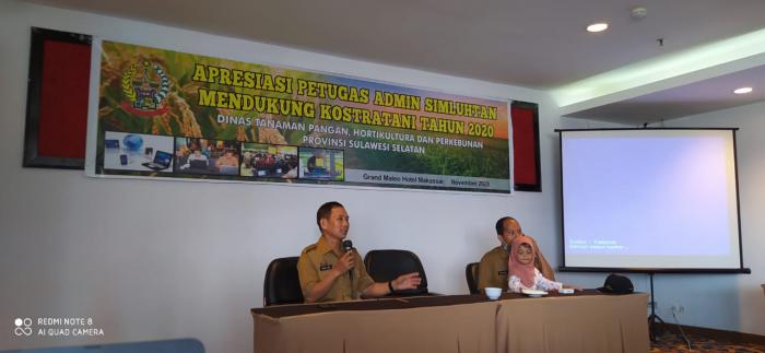 Apresiasi Petugas Admin Simluhtan Mendukung Kostratani Tahun 2020