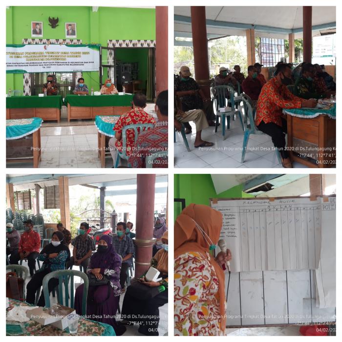 PENYUSUNAN PROGRAMA PENYULUHAN PERTANIAN TINGKAT DESA TAHUN 2022 DI DESA TULUNGAGUNG KECAMATAN BAURENO KABUPATEN BOJONEGORO