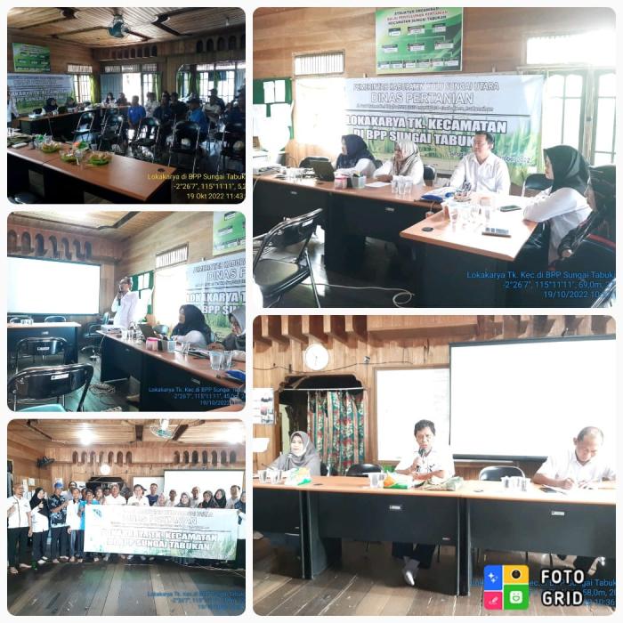 Lokakarya Penyusunan Programa Penyuluhan Pertanian Di Bpp Sungai Tabukan