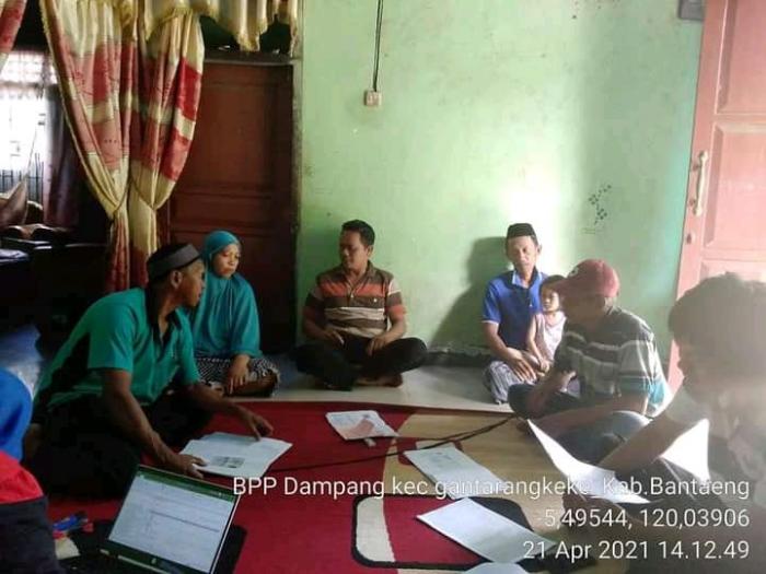 PERTEMUAN PENYUSUNAN RDKK PUPUK BERSUBSIDI 2022 DI KELOMPOK TANI BUKIT ORO KAB BANTAENG
