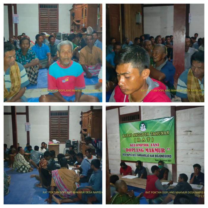 Rat Poktan Doplang Makmur Desa Napis Kecamatan Tambakrejo Tahun 2020