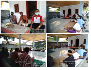 Rapat Subak Perencanaan Pola Tanam 