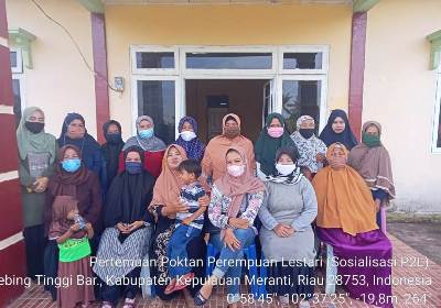 Sosialisasi Kegiatan  P2L Kelompok Tani Perempuan Lestari Desa Alai Selatan