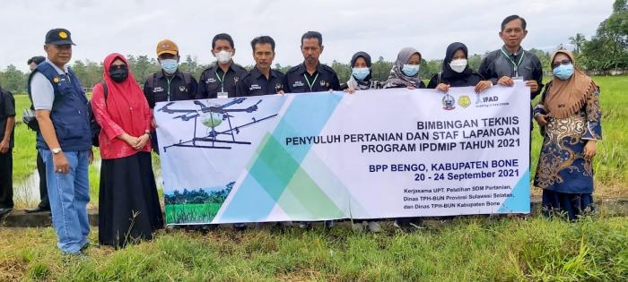 PENGGUNAAN PUTS DAN BWD BIMTEK PENYULUH PERTANIAN PROGRAM IPDMIP BPP BENGO KABUPATEN BONE SULAWESI SELATAN