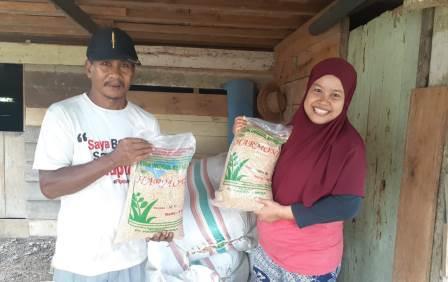 Penyaluran Bantuan Benih Padi Inbrida Musim Tanam Oktober 2020-maret 2021