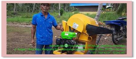 Penyaluran Bantuan Power Threser APBD Provinsi Tahun 2021 Kecamatan Rangsang Barat
