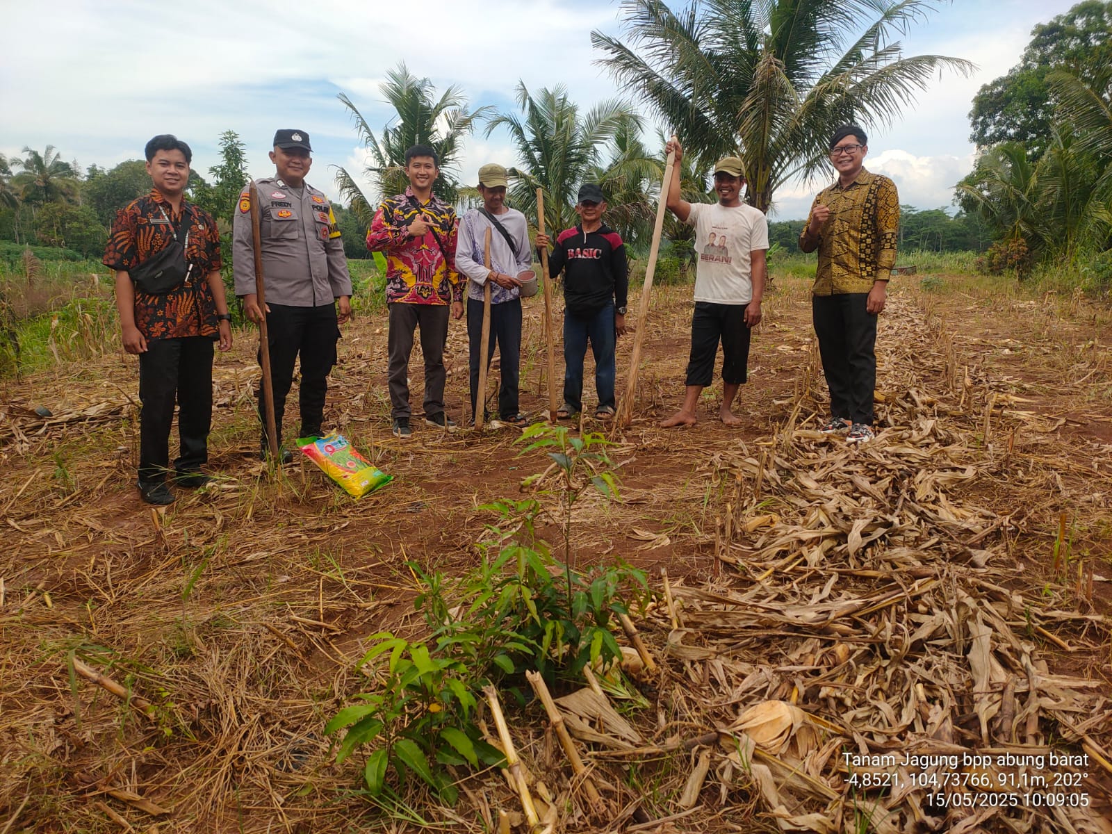 Penanaman Jagung Bersama Polri Untuk Mewujudkan Sinergitas Dalam Mencapai Swasembada Pangan