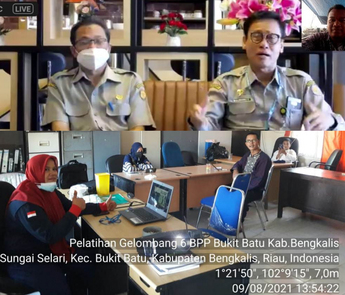 BPP KECAMATAN BUKIT BATU MENGIKUTI PELATIHAN SEJUTA PETANI DAN PENYULUH