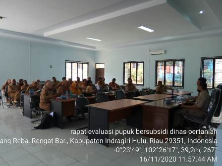 Kabupaten Indragiri Hulu menyelenggarakan rapat koordinasi dan evaluasi e-RDKK serta penyaluran kartu tani