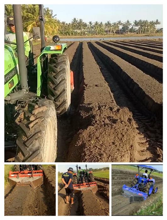 Teknologi Pembuatan Bedengan Tanaman Cabai Besar Dengan Traktor Roda 4