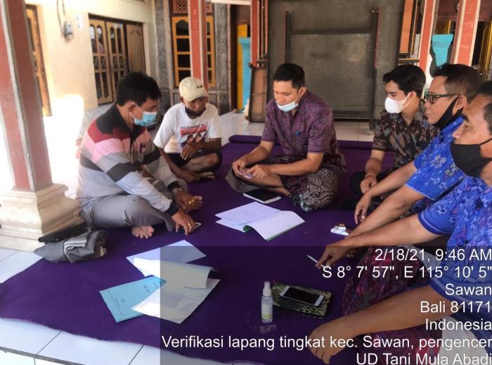 Verifikasi Dan Validasi Pupuk Bersubsidi Di Kecamatan Sawan 