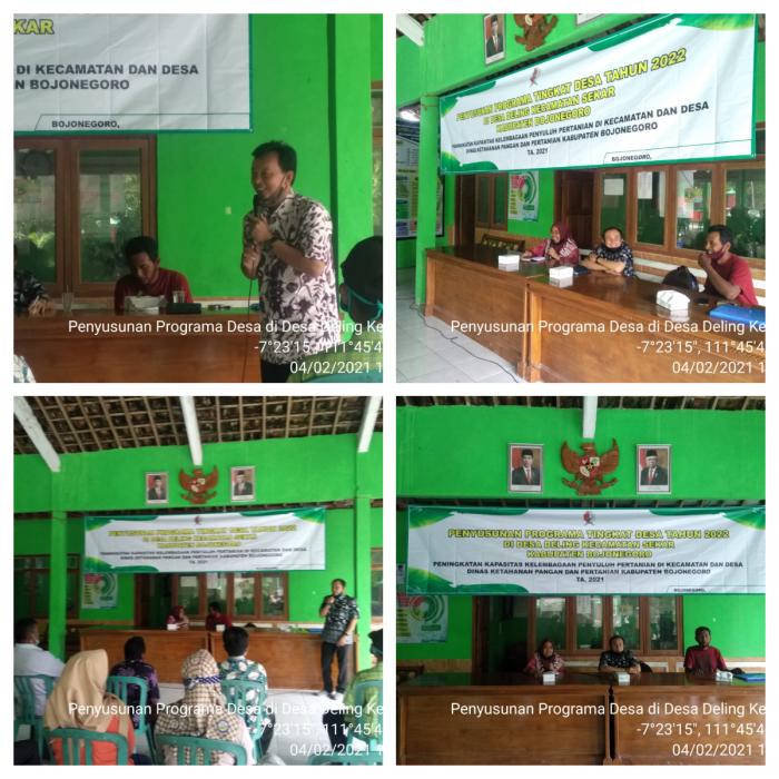 Penyusunan Programa Desa Deling Kecamatan Sekar Kabupaten Bojonegoro