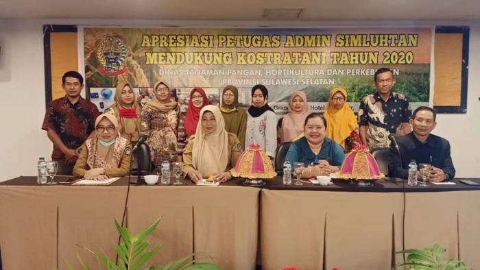 Apresiasi Petugas Admin Simluhtan Mendukung Kostratani Tahun 2020