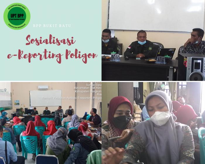 SOSIALISASI E-REPORTING POLIGON DI KABUPATEN BENGKALIS