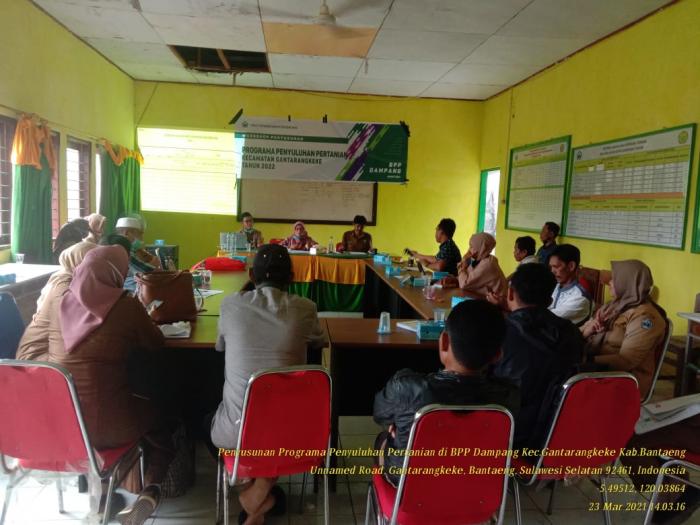 PENYUSUNAN PROGRAMA PENYULUHAN PERTANIAN DI BPP DAMPANG KEC.GANTARANGKEKE KAB.BANTAENG