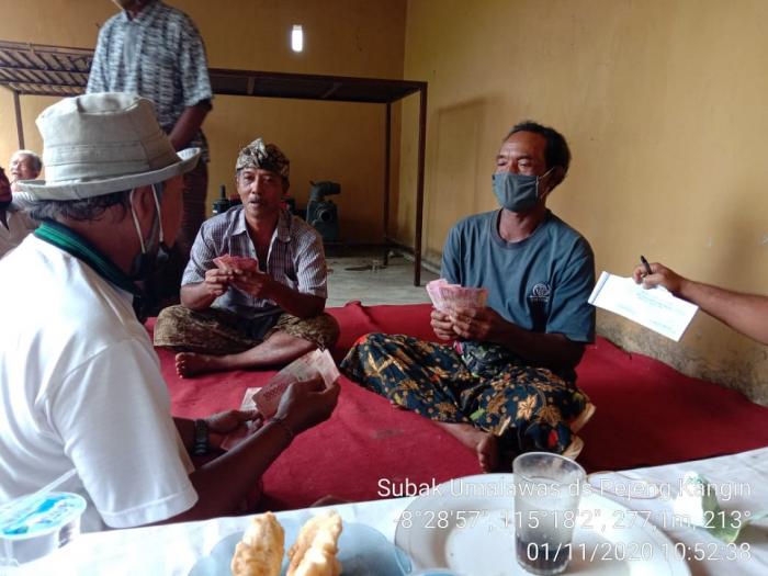 Program AUTP Perkecil Kerugian Petani Krama Subak Umalawas Akibat Gagal Panen