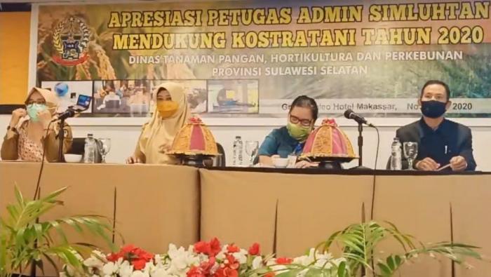 Pembukaan Apresiasi Petugas Admin Simluhtan Dalam Mendukung Kostratani Tahun 2020 (gelombang I)