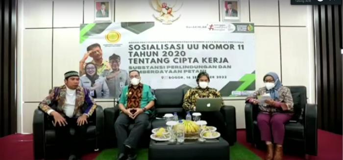 KEMENTAN SOSIALISASIKAN UU NO 11 TAHUN 2020 MELALUI AGENDA KEGIATAN MSPP