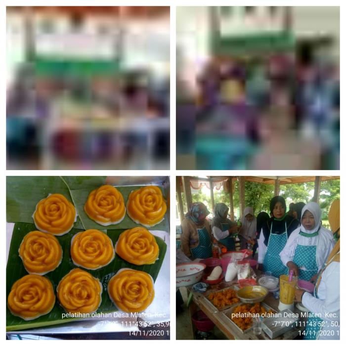Pelatihan Olahan Waluh Di Desa Mlaten Kecamatan Kalitidu Kabupaten Bojonegoro Tahun 2020