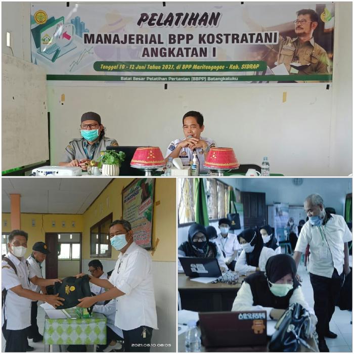 Pelatihan Manajerial Bpp Kostratani Angkatan I Kab. Sidenreng Rappang