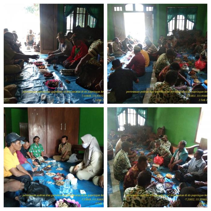 PERTEMUAN KELOMPOK TANI DAN GAPOKTAN SE KECAMATAN TEMAYANG