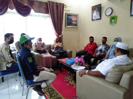 PENYERAHAN SK WILAYAH KERJA PPL KECAMATAN TEBING TINGGI BARAT