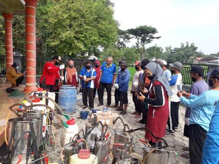 GERAKAN PENGENDALIAN WBC POKTAN PAJU MULYA II, PAJU,PONOROGO