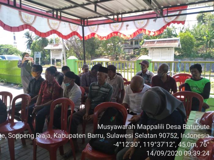 MUSYAWARAH MAPPALILI TINGKAT DESA BATUPUTE