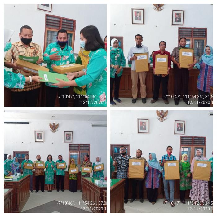 Pengumuman Dan Penyerahan Hadiah Lomba Penyuluh Pertanian Teladan, Poktan , Gapoktan & Petani Berprestasi Tahun 2020 Tingkat Kabupaten Bojonegoro