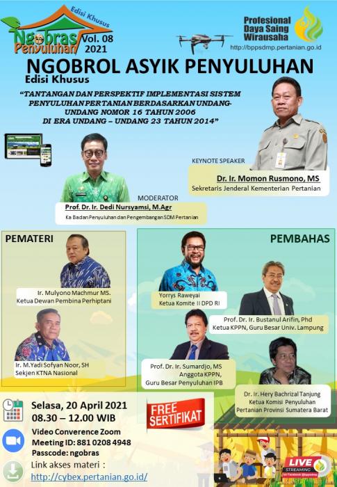 Agar Penyuluh Makin Eksis, Revisi UU SP3K dan UU Otda Harus Selaras