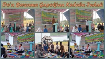 Doa Bersama Gapoktan Kedabu Indah