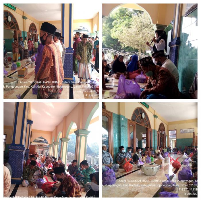 Sedekah Hasil Bumi Sebagai Bentuk Syukur Petani Desa Pungpugan Kecamatan Kalitidu