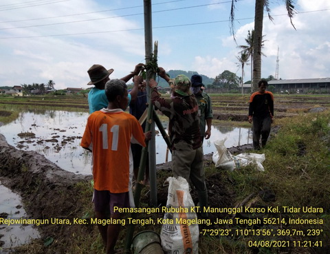 Bangun 5 Unit Rubuha, Kadisperpa Kota Magelang Apresiasi Poktan Manunggal Karso Tidar Utara