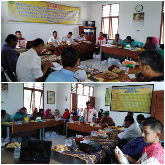PENYUSUNAN PROGRAMA  PENYULUHAN WILAYAH RENGAT  (RENGAT, RENGAT BARAT DAN KUALA CENAKU) TAHUN 2021 KEGIATAN PENYULUHAN DAN PENDAMPINGAN PETANI DAN PELAKU AGRIBISNIS TA. 2020