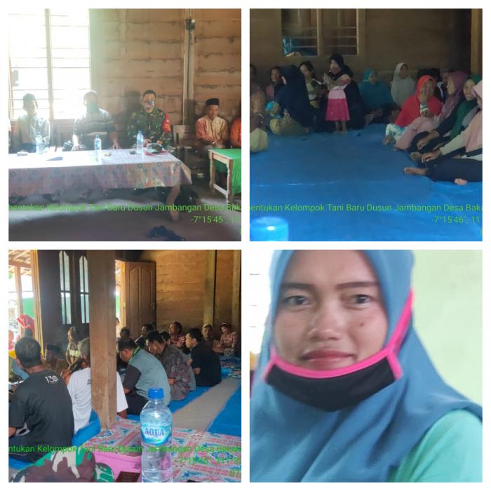 Pembentukan Kelompok Tani Baru Dusun Jambangan Desa Bakalan Kec.tambakrejo Kabupaten Bojonegoro
