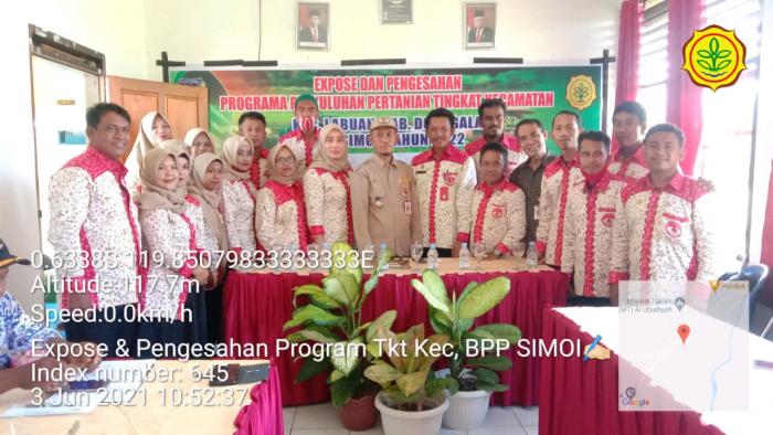 Kolaborasi Apik, Dinas Tanaman Pangan Hortikultura Dan Perkebunan,  Pemerintah Kecamatan   (camat), Dan Bpp. Sukseskan Expose Dan Pengesahan Programa Penyuluhan 2022  