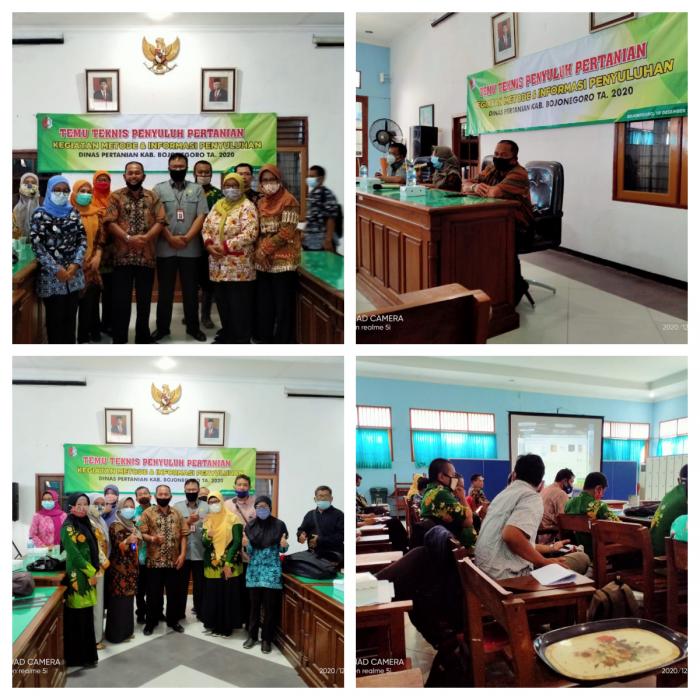Temu Teknis Bagi Penyuluh Pertanian  Di Kabupaten  Bojonegoro Tahun 2020