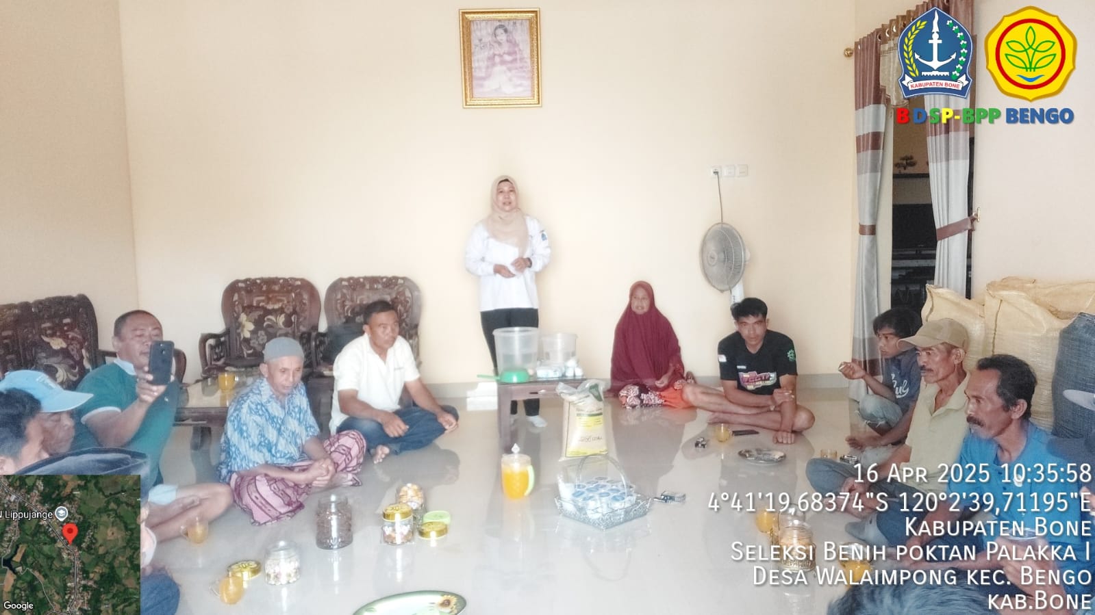 seleksi benih padi dengan menggunakan telur dan air garam