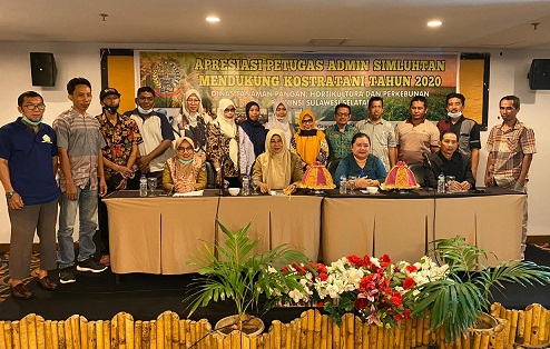 UPT Pelatihan SDM Pertanian Sulsel Selenggarakan Apresiasi Bagi Admin Simluhtan