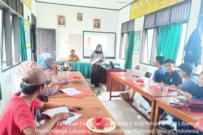 Pelatihan Fasilitasi Climate Smart Agriculture (csa) Bagi Petani Di Bpp Libureng