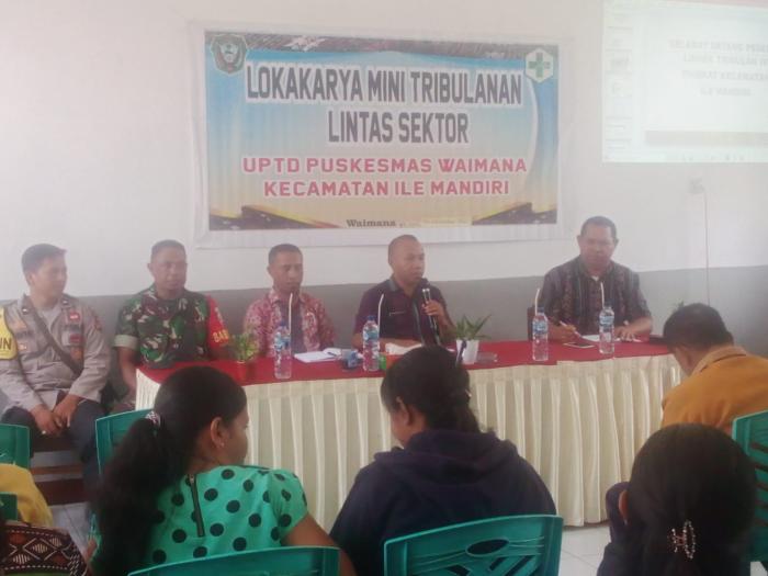 LOKAKARYA MINI TRIBULANAN LINTAS SEKTOR  SE-KECAMATAN ILE MANDIRI