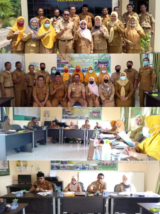 Pertemuan Bulanan  UPT  Balai Penyuluhan Pertanian Kec. Siak Kecil Bersama Dinas Tanaman Pangan  Hortikultura Dan Peternakan  Kab. Bengkalis