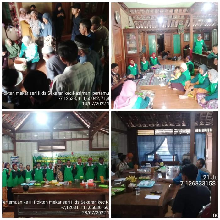 SLPTT Tanaman Padi Di Kelompok Tani Mekar Sari II Desa Sekaran Kecamatan Kasiman Kabupaten  Bojonegoro Dengan Sumber Biaya Apbd II Tahun 2022