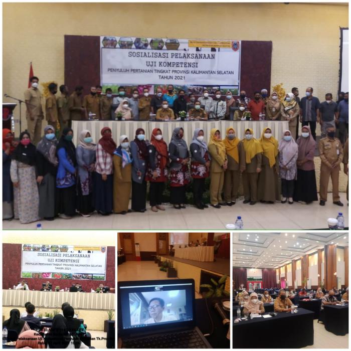 PENYULUH PERTANIAN PROVINSI KALIMANTAN SELATAN SIAP MELAKSANAKAN  UJI KOMPETENSI TAHUN 2021