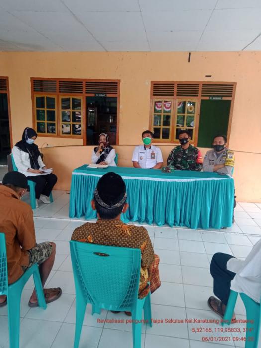 REVITALISASI KELOMPOK TANI TAIPA SAKKULUA KELURAHAN KARATUANG 