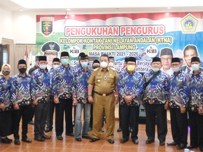Ir. Hanan A Razak, M.S - Dikukuhkan Sebagai Ketua Kelompok KTNA Provinsi Lampung
