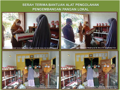 Serah Terima Bantuan Alat Pengolahan Pengembangan Pangan Lokal 