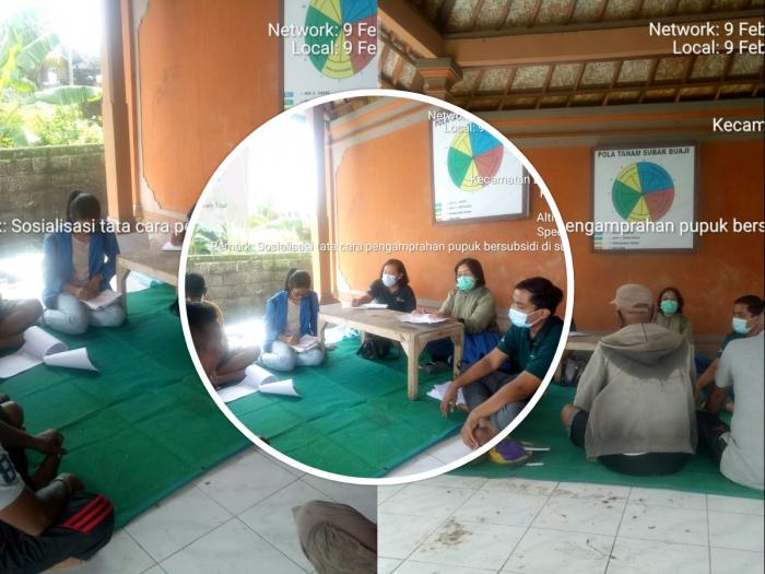 SOSIALISASI PENEBUSAN PUPUK BERSUBSIDI DI SUBAK BUAJI